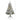 4' Flocked White River Mountain Pine Artificial Christmas Tree with Pinecones and 100 Clear LED Lights