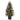 4' Frosted Artificial Christmas Tree Pre-Lit with 105 lights  in Decorative Planter