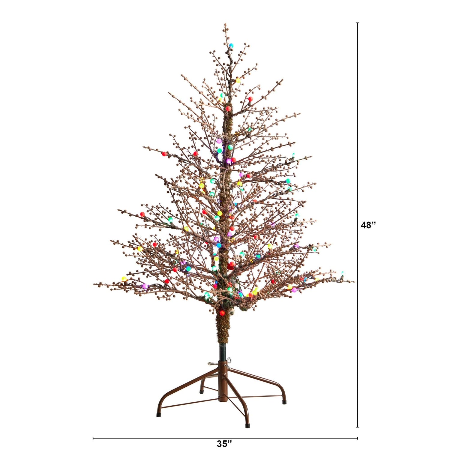 4’ Frosted Berry Twig Artificial Christmas Tree