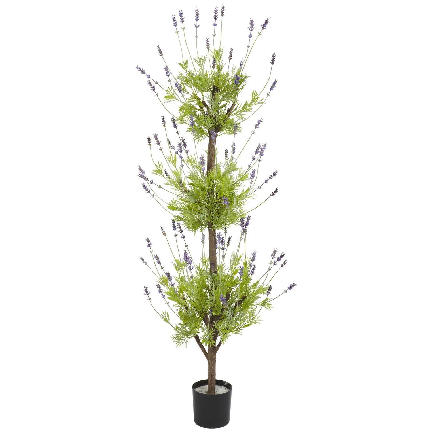 4' Lavender Topiary Silk Tree