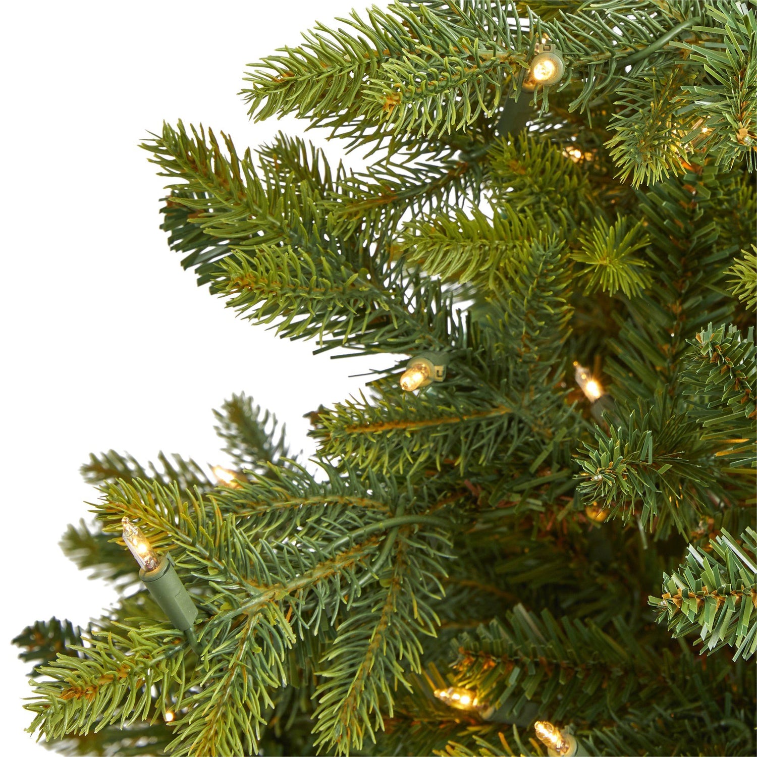 4’ North Carolina Fir Artificial Christmas Tree with 250 Clear Lights and 1003 Bendable Branches