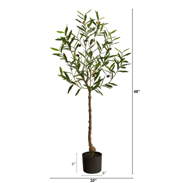 4’ Olive Artificial Tree