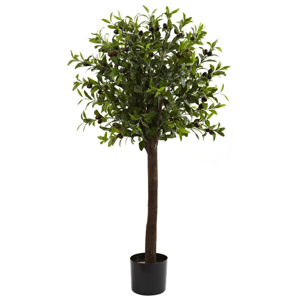 4’ Olive Topiary Silk Tree