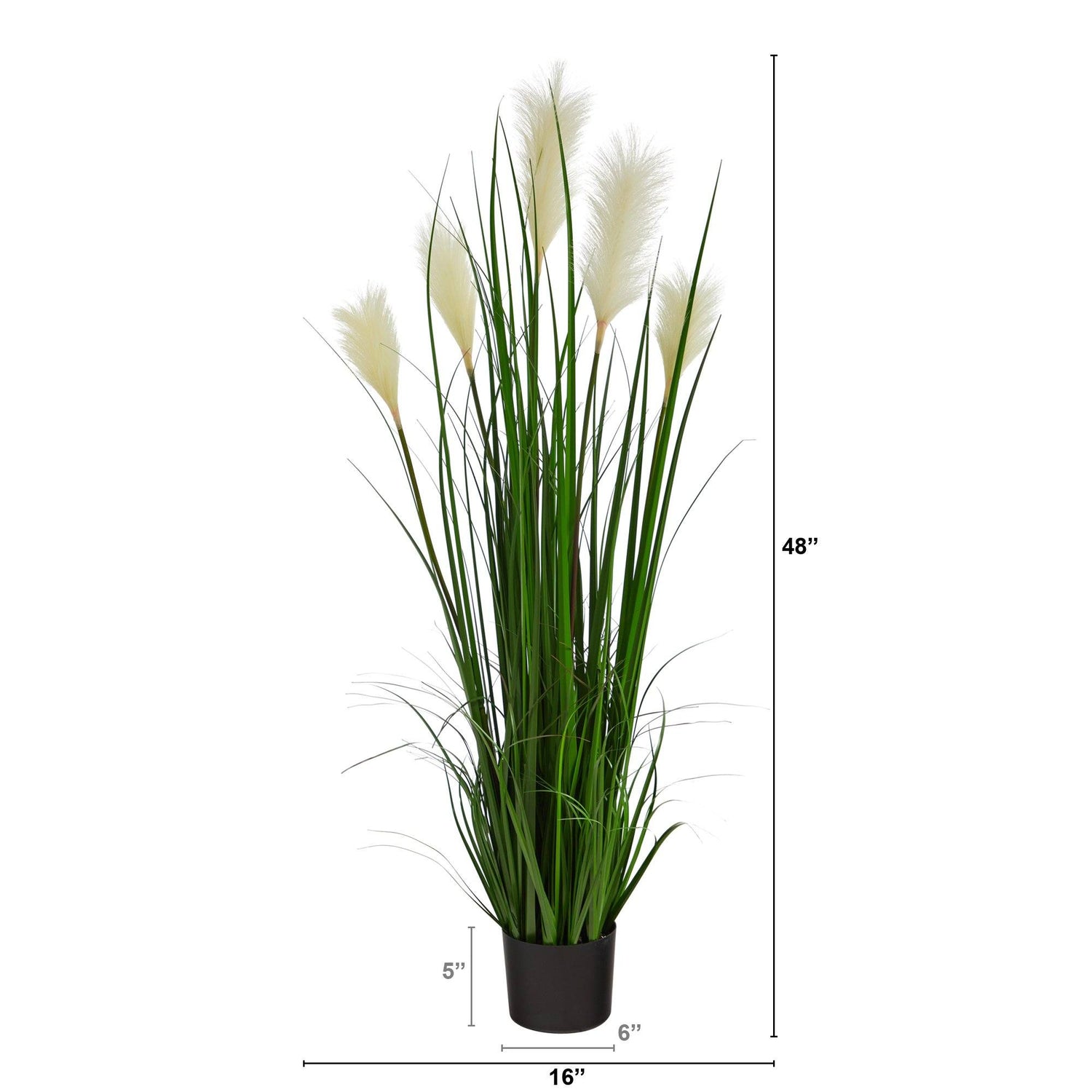 4’ Plum Grass Artificial Plant