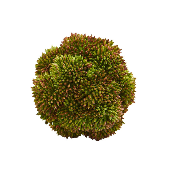 4” Sedum Artificial Succulent Artificial Spheres (Set of 6)