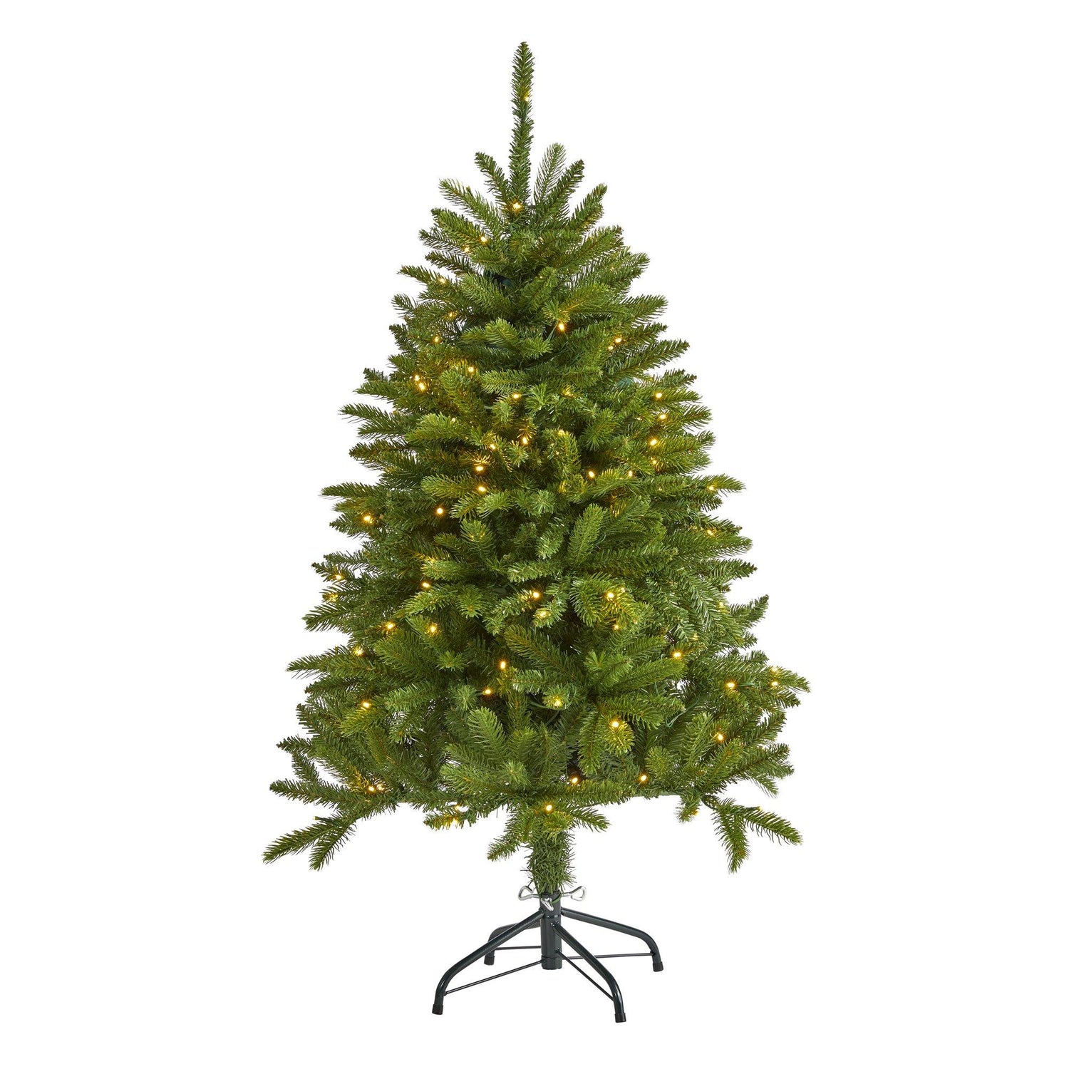 4’ Sierra Spruce “Natural Look” Artificial Christmas Tree with 150 Clear LED Lights