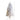4’ Slim White Artificial Christmas Tree with 100 Warm White LED Lights and 293 Bendable Branches