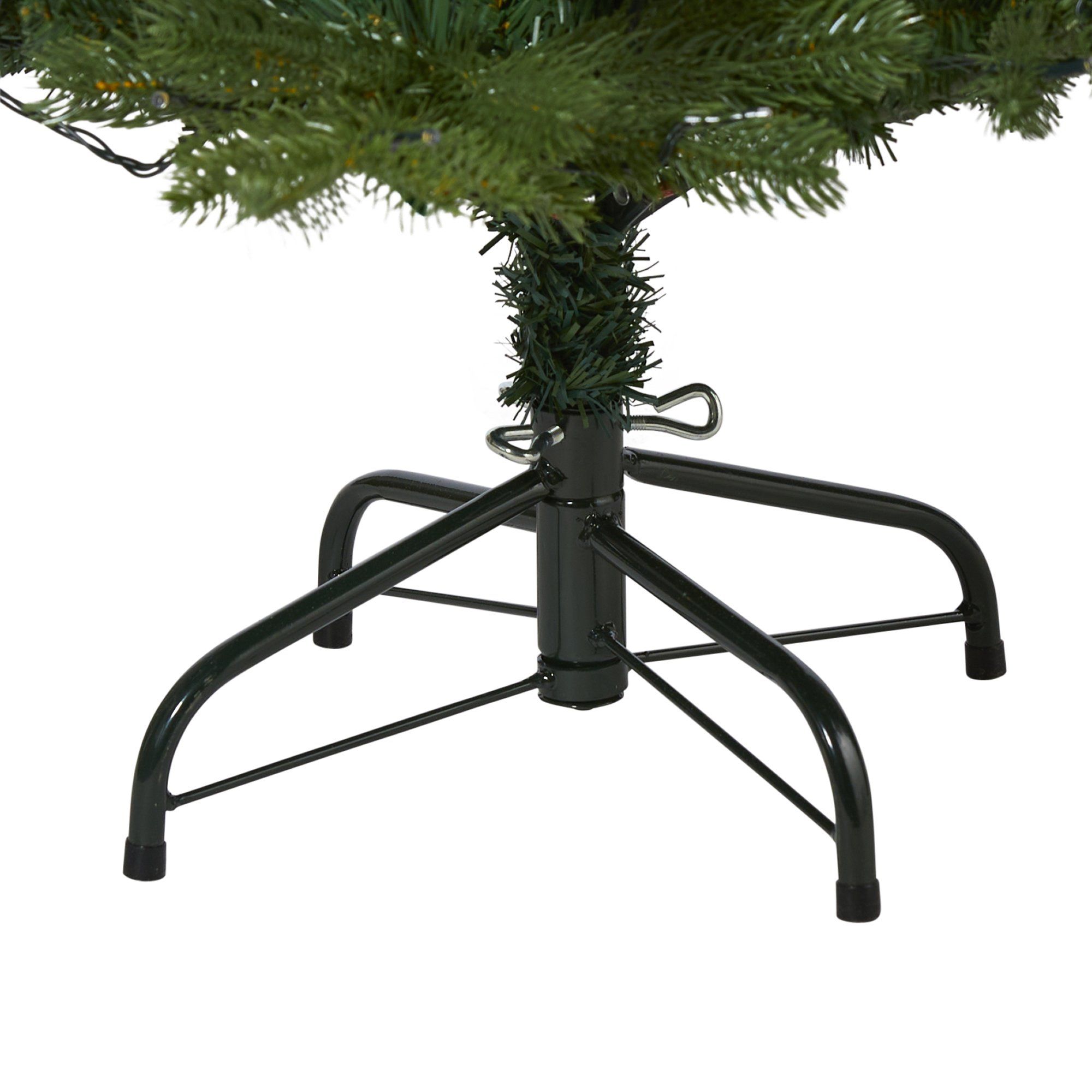 4' Swedish Fir Artificial Christmas Tree with 160 Warm White LED