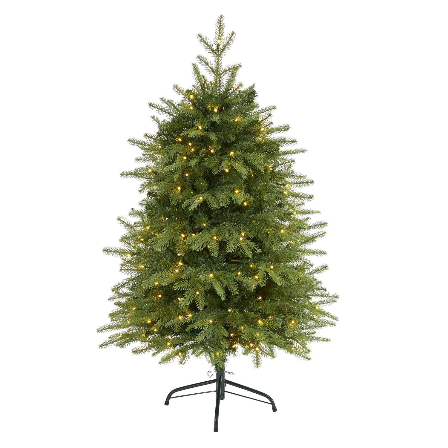 4’ Vancouver Fir “Natural Look” Artificial Christmas Tree with 250 Clear LED Lights and 814 Bendable Branches