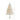 4' White Artificial Christmas Tree with 100 Clear LED Lights