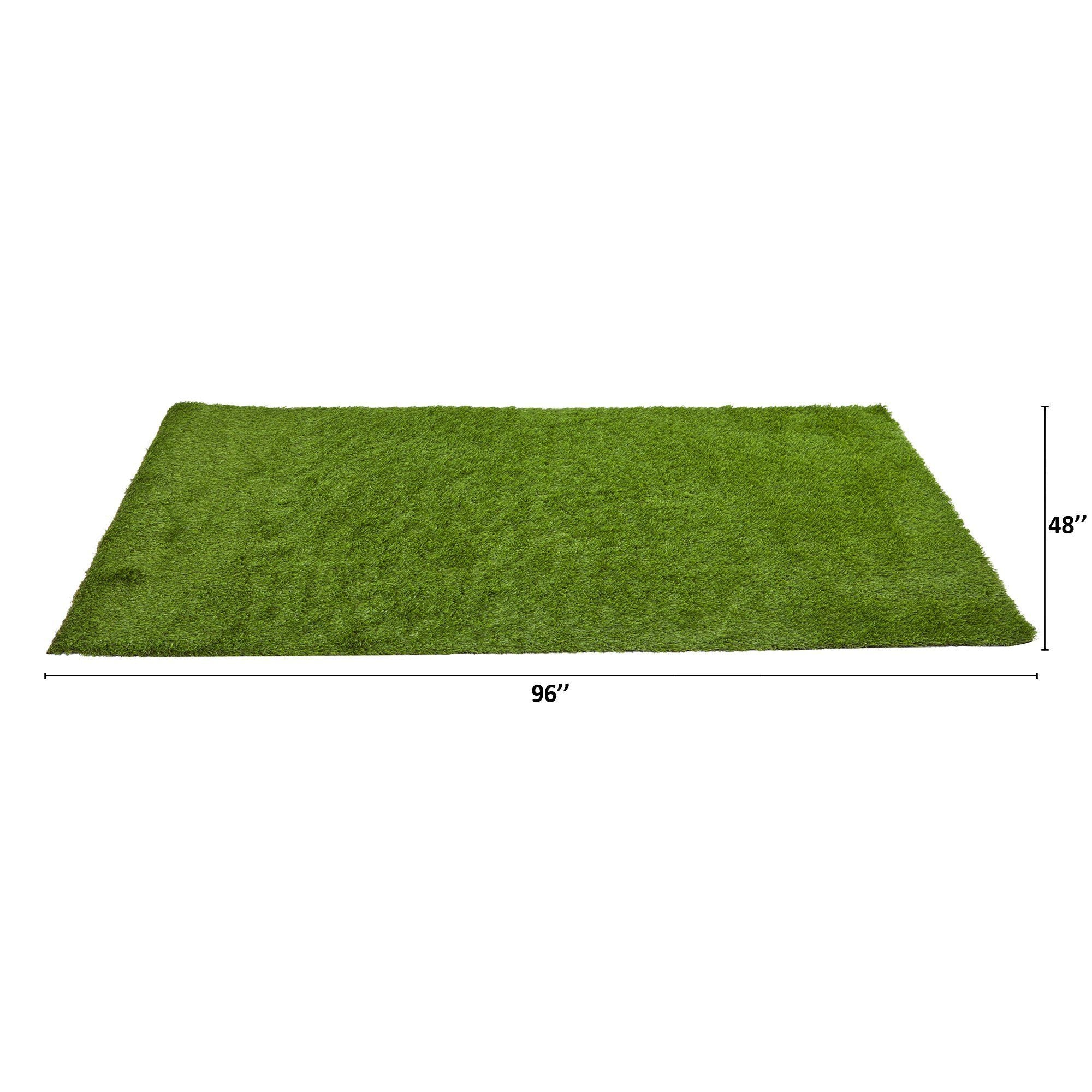 4' x 8' Professional Artificial Light Grass Turf Carpet UV