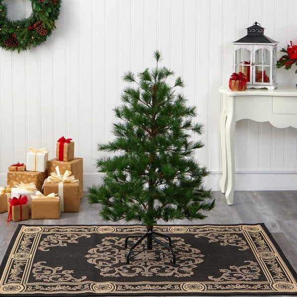 4’ Yukon Mixed Pine Artificial Christmas Tree with 366 Bendable Branches