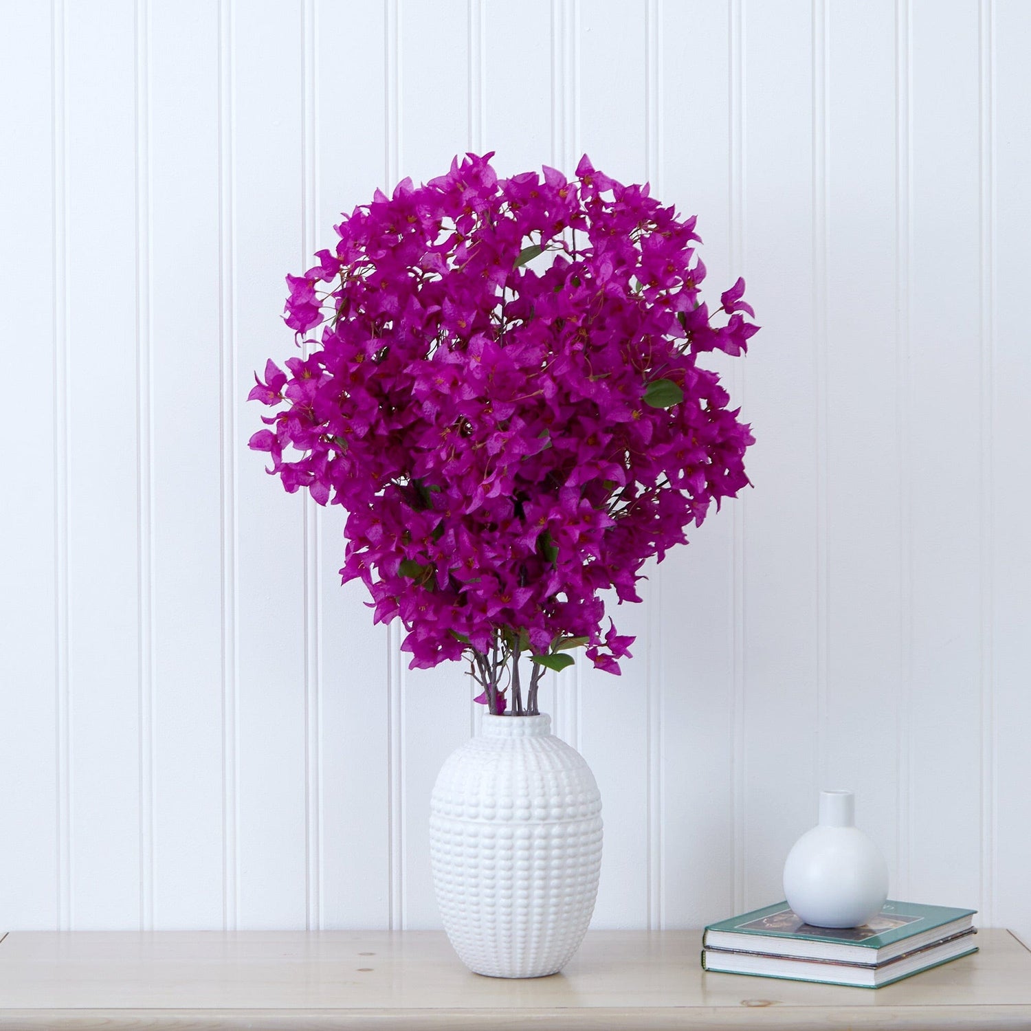 40” Artificial Purple Bougainvillea Arrangement with Vase