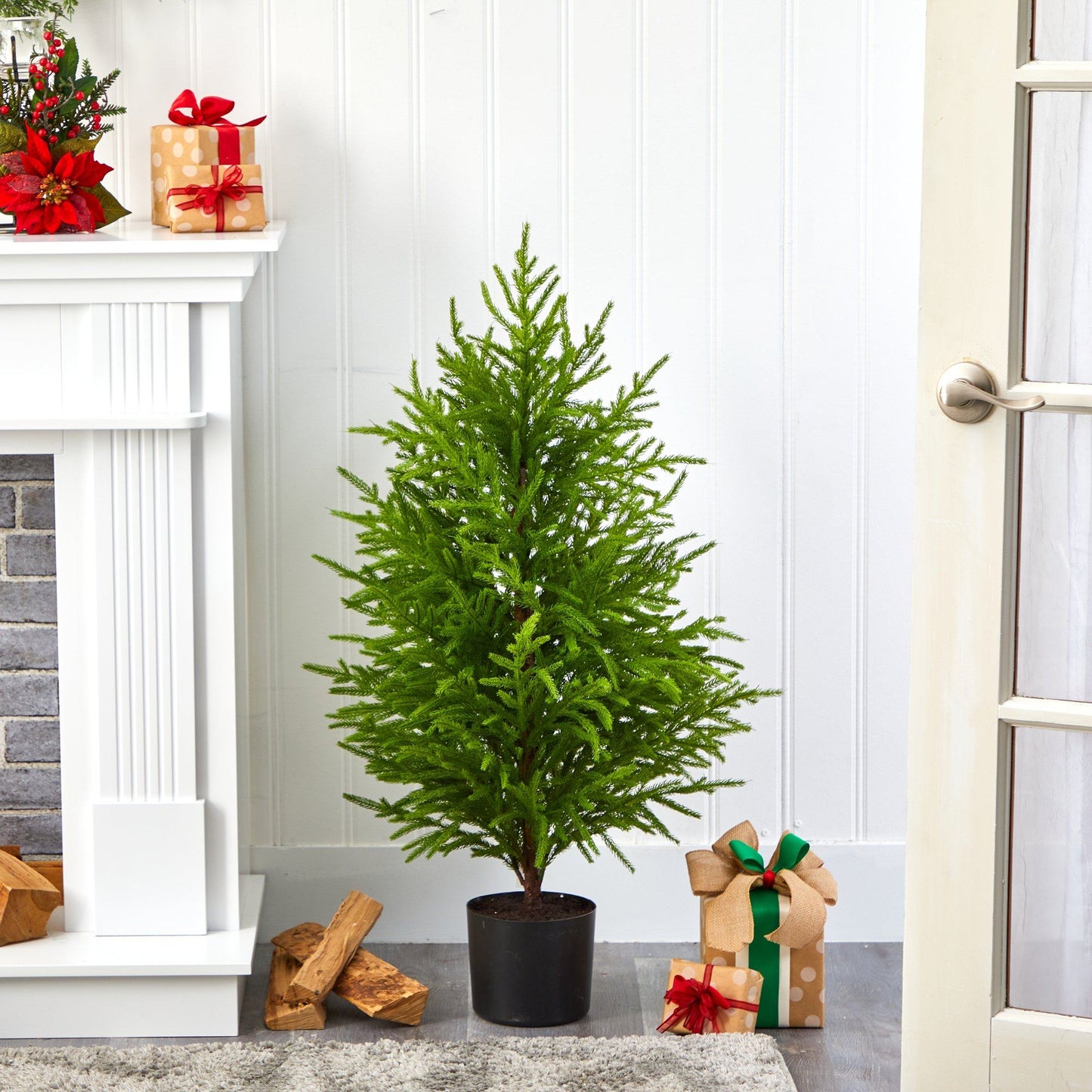 40” Norfolk Island Pine “Natural Look” Artificial Tree Nearly Natural