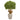 41” Boxwood Artificial Topiary Tree in Sandstone Planter (Indoor/Outdoor)