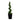 44” Cypress Spiral Topiary Artificial Tree in Black Metal Planter