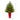 44” North Carolina Fir Artificial Christmas Tree with 150 Clear Lights and 563 Bendable Branches in Red Tower Planter
