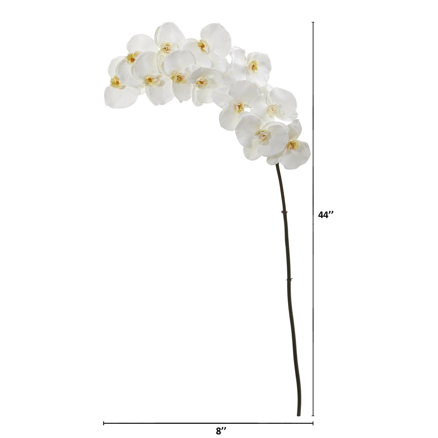 44” Phalaenopsis Orchid Artificial Flower (Set of 3)