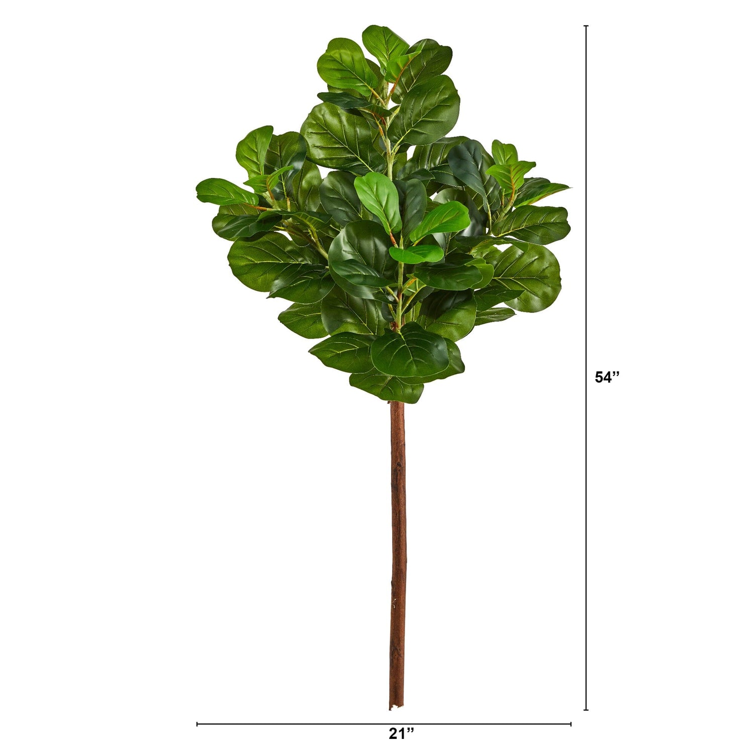 4.5’ Artificial Fiddle Leaf Tree (No Pot)