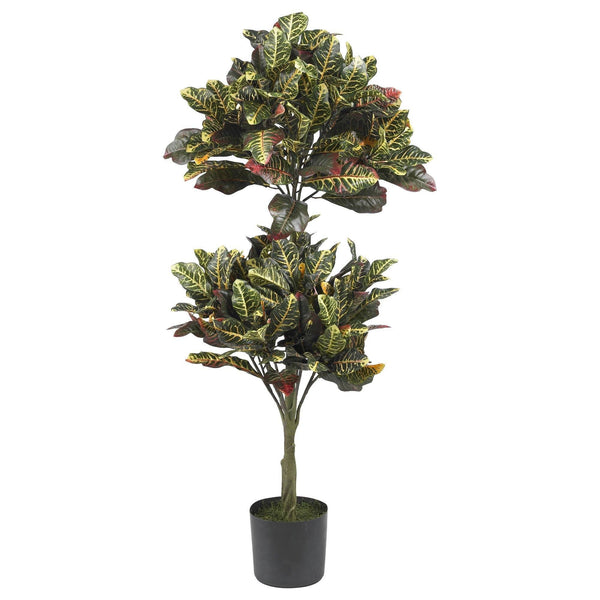 4.5' Croton Topiary Silk Tree
