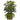 4.5' Double Areca w/Vase & Pothos Silk Plant