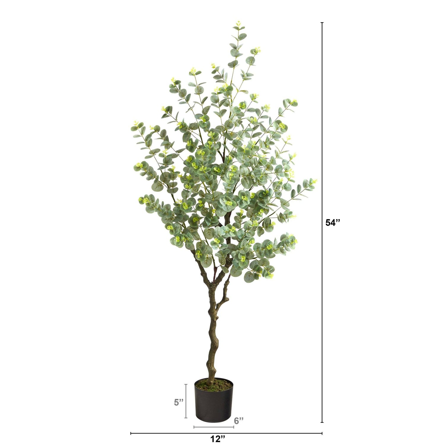 4.5’ Eucalyptus Artificial Tree