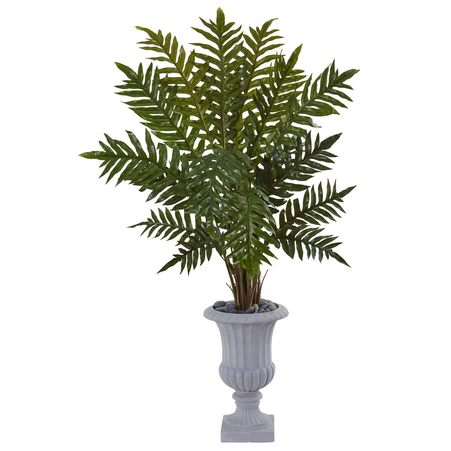4.5’ Evergreen Plant in Gray Urn