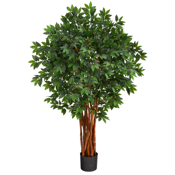 4.5’ Lychee Artificial Tree with Natural Trunk