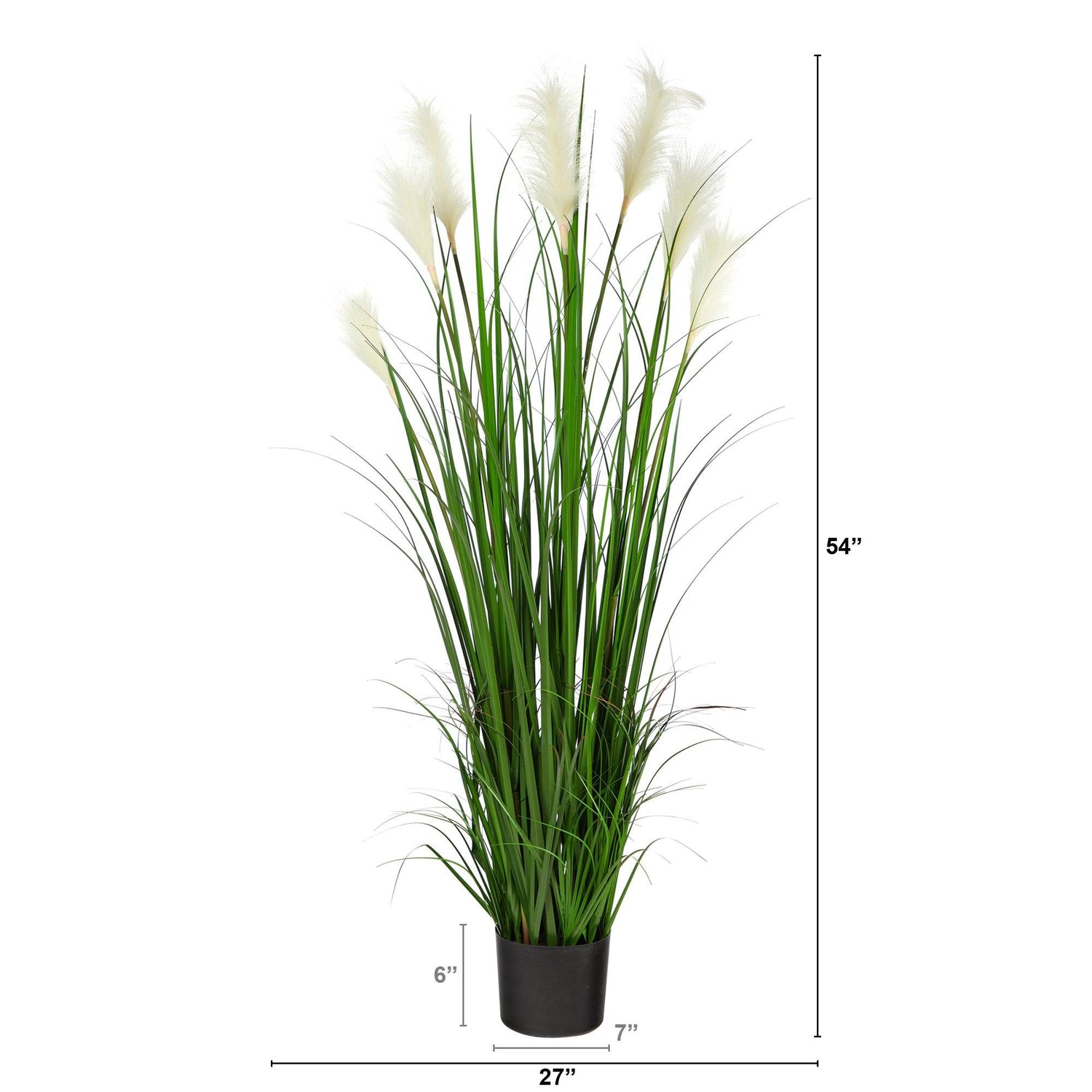 4.5’ Plum Grass Artificial Plant