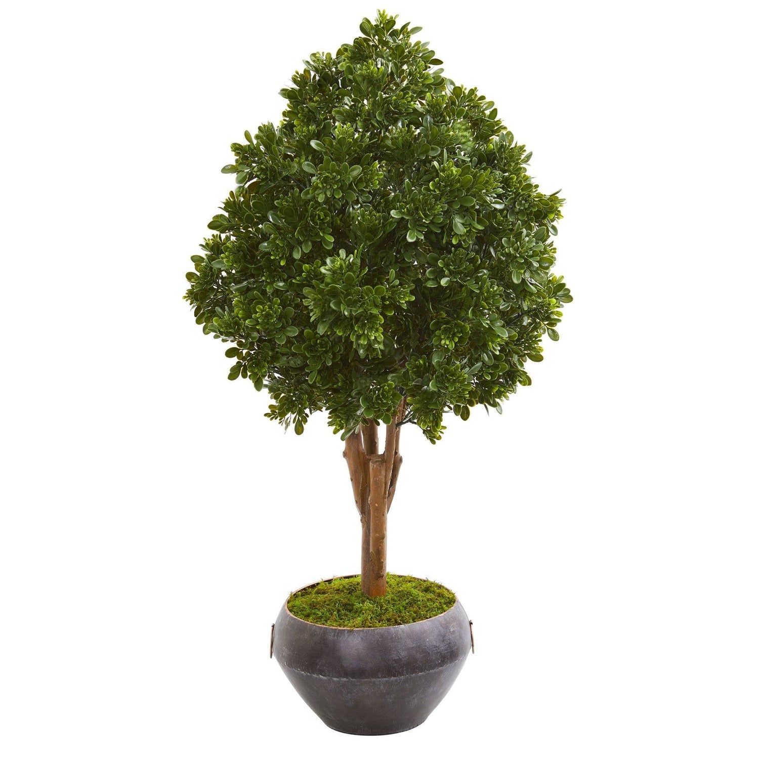 45” Tea Leaf Artificial Tree in Bowl (Indoor/Outdoor)