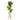 46” Dracaena Artificial Plant in White Planter with Stand (Real Touch)