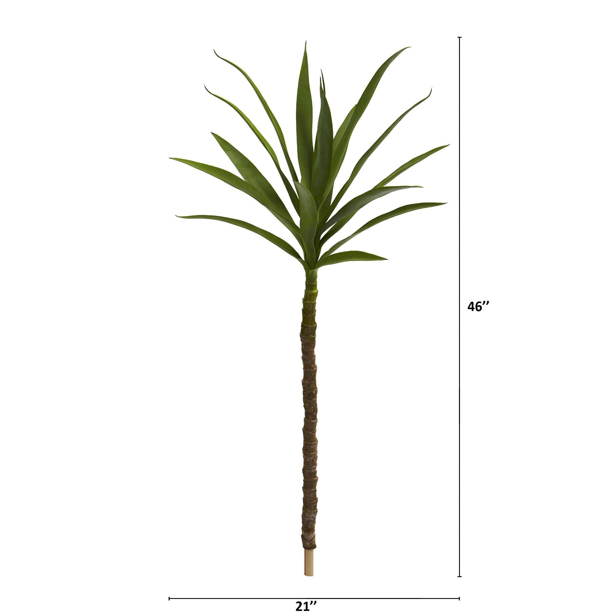 46” Yucca Head Artificial Plant (Set of 2) | Nearly Natural
