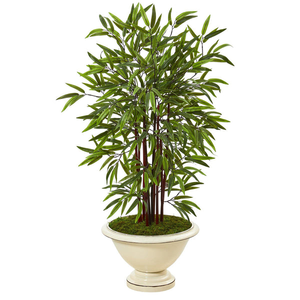 47” Bamboo Artificial Tree in Decorative Urn