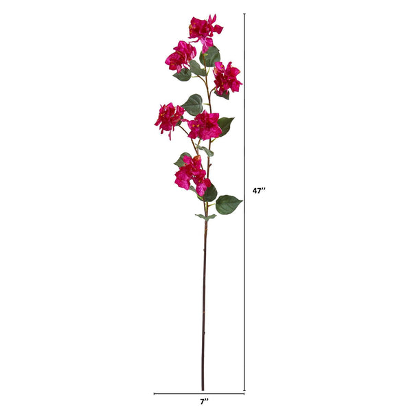 47” Bougainvillea Artificial Flower (Set of 4)