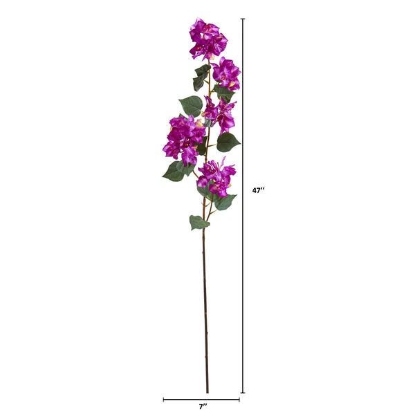 47” Bougainvillea Artificial Flower (Set of 4)