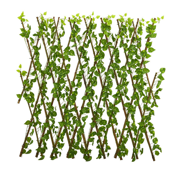 47” Pothos Expandable Fence UV Resistant & Waterproof Trellis