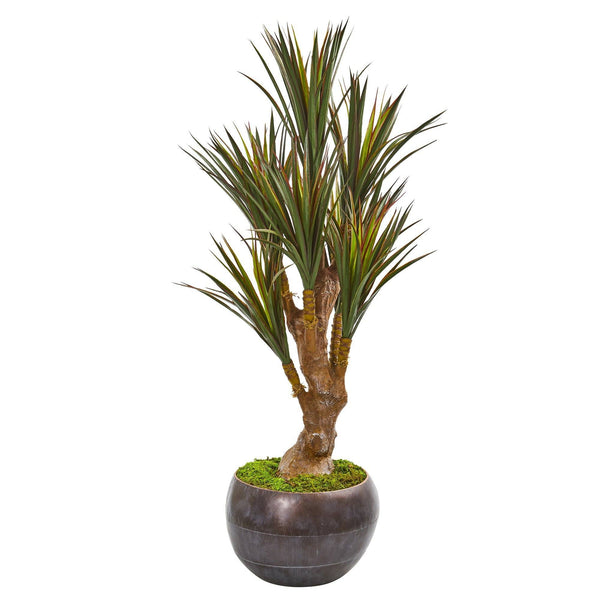 47” Yucca Artificial Tree in Decorative Planter (Indoor/Outdoor)