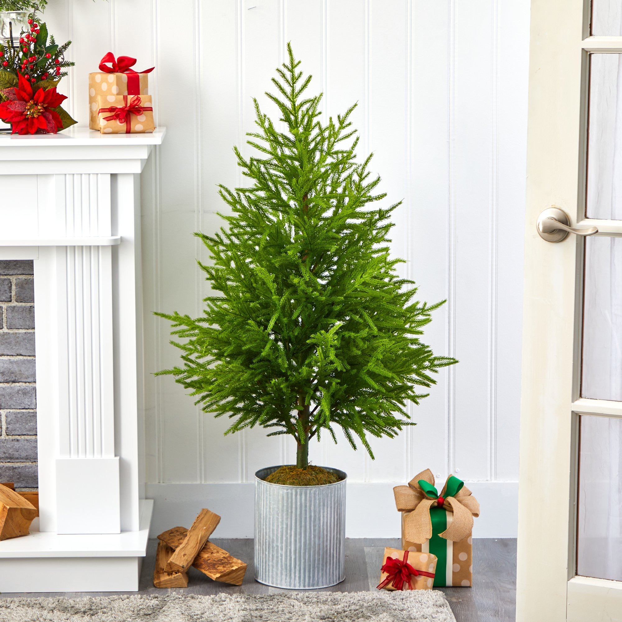 49” Norfolk Island Pine “Natural Look” Artificial Tree | Nearly