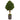 49” Tea Leaf Artificial Tree in Metal Planter (Indoor/Outdoor)