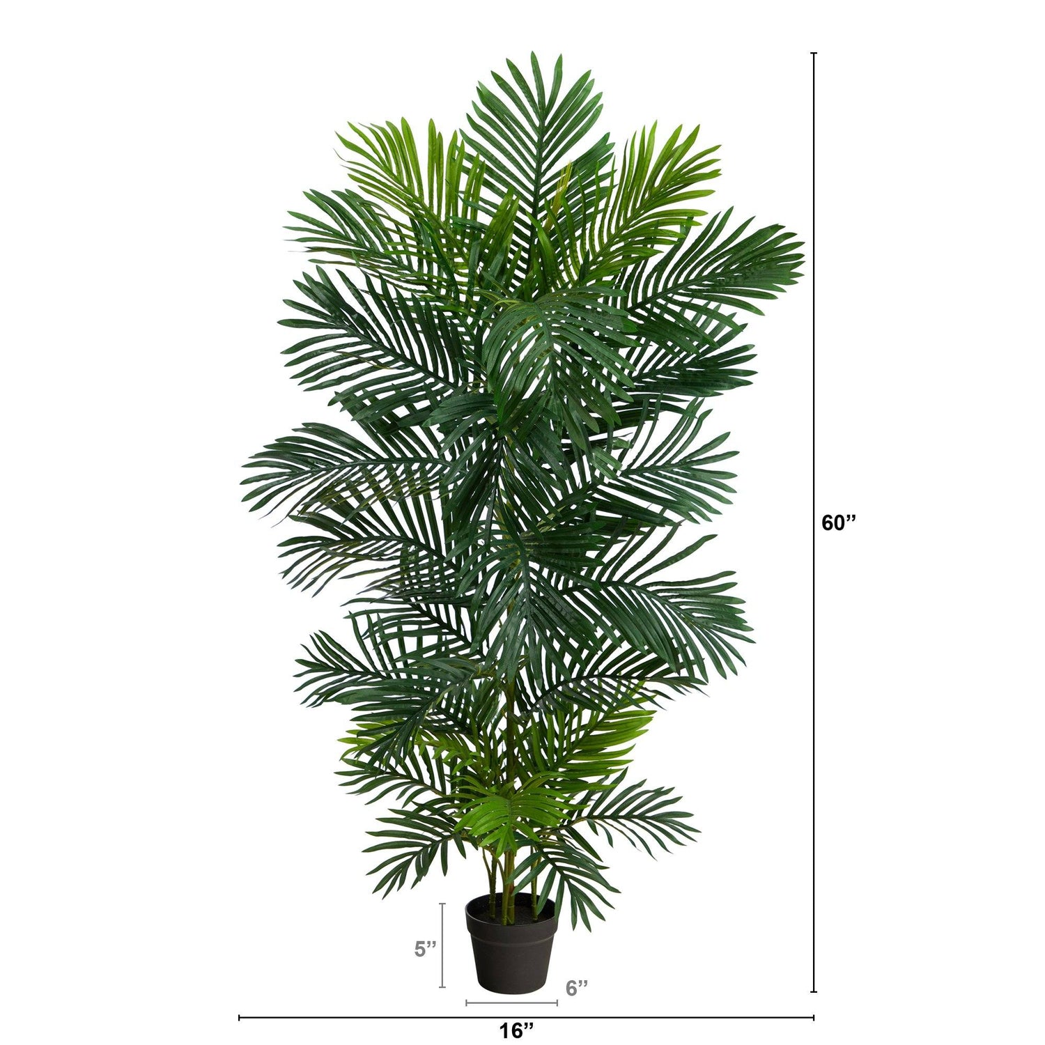 5’ Areca Artificial Palm Tree UV Resistant (Indoor/Outdoor)