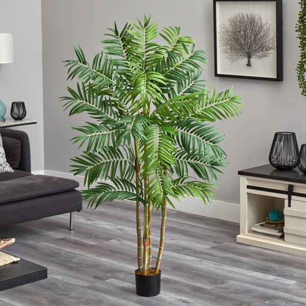 5’ Artificial Areca Palm Tree