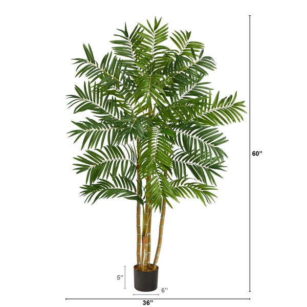 5’ Artificial Areca Palm Tree