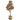 5’ Artificial Fall Magnolia Tree with  Handmade Jute & Cotton Basket with Tassels