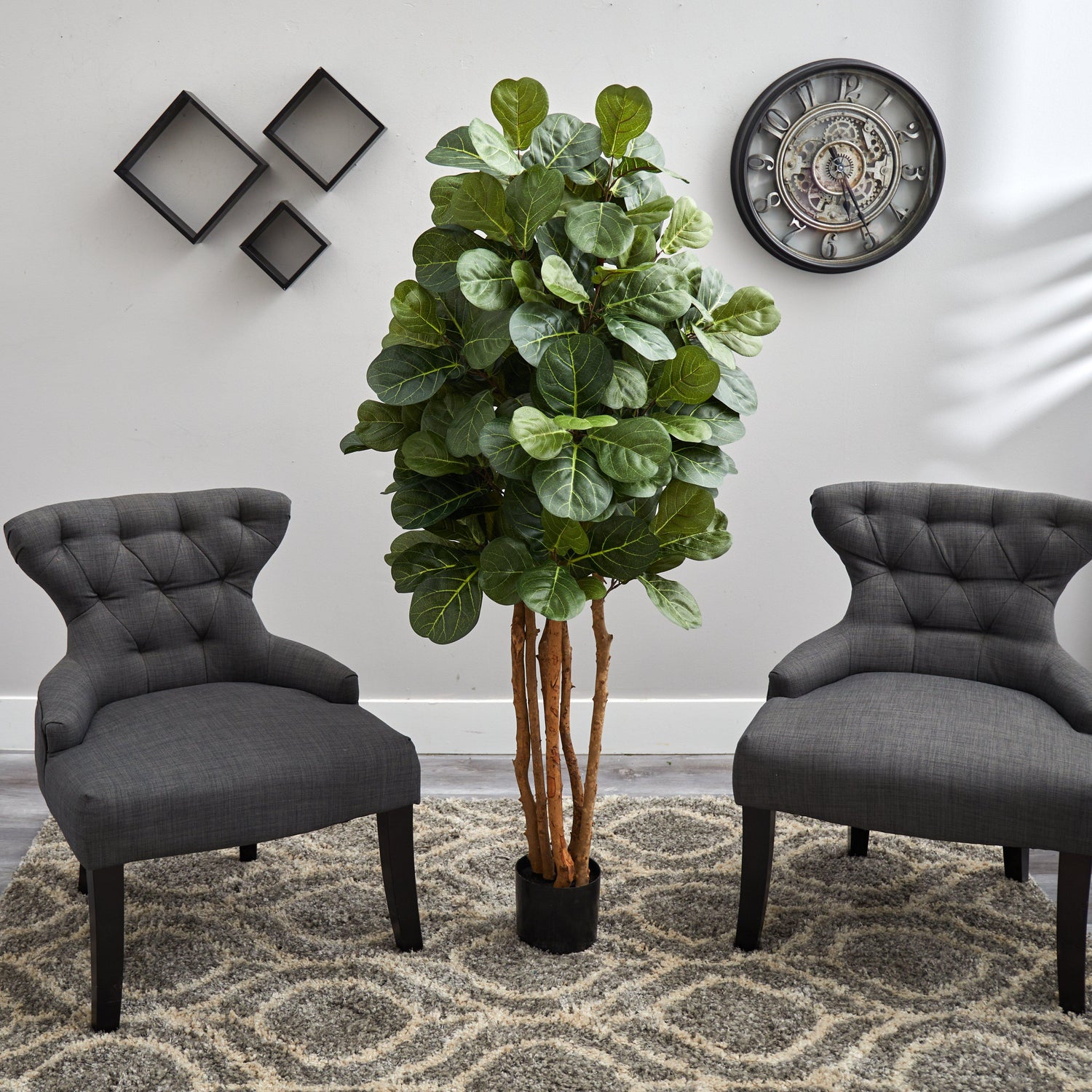 5’ Artificial Fiddle Leaf Fig Tree