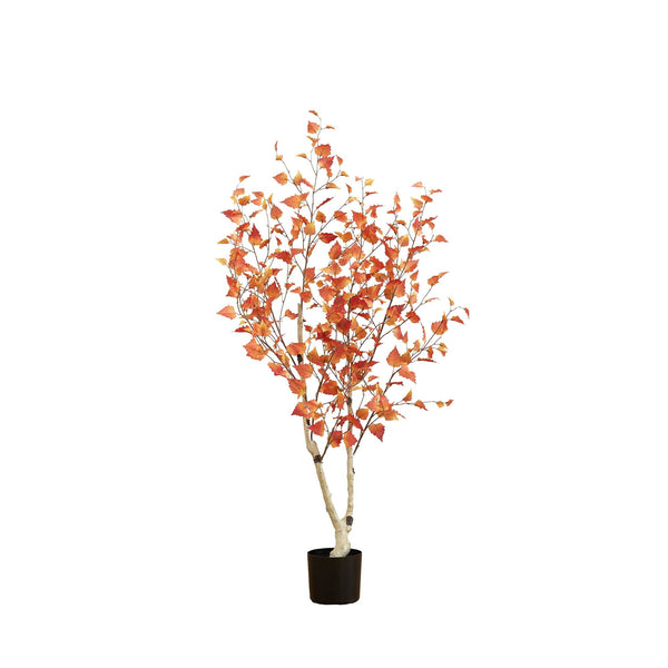 5’ Autumn Birch Artificial Fall Tree