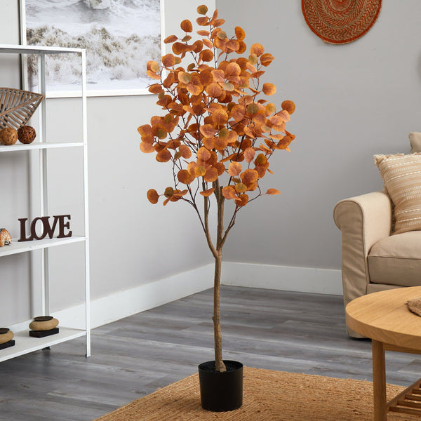 5’ Autumn Eucalyptus Artificial Tree