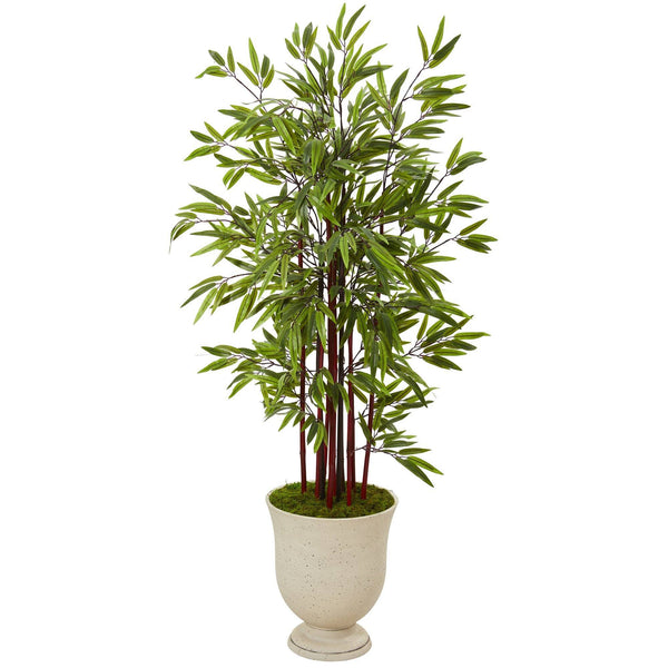 5’ Bamboo Artificial Tree in Decorative Urn
