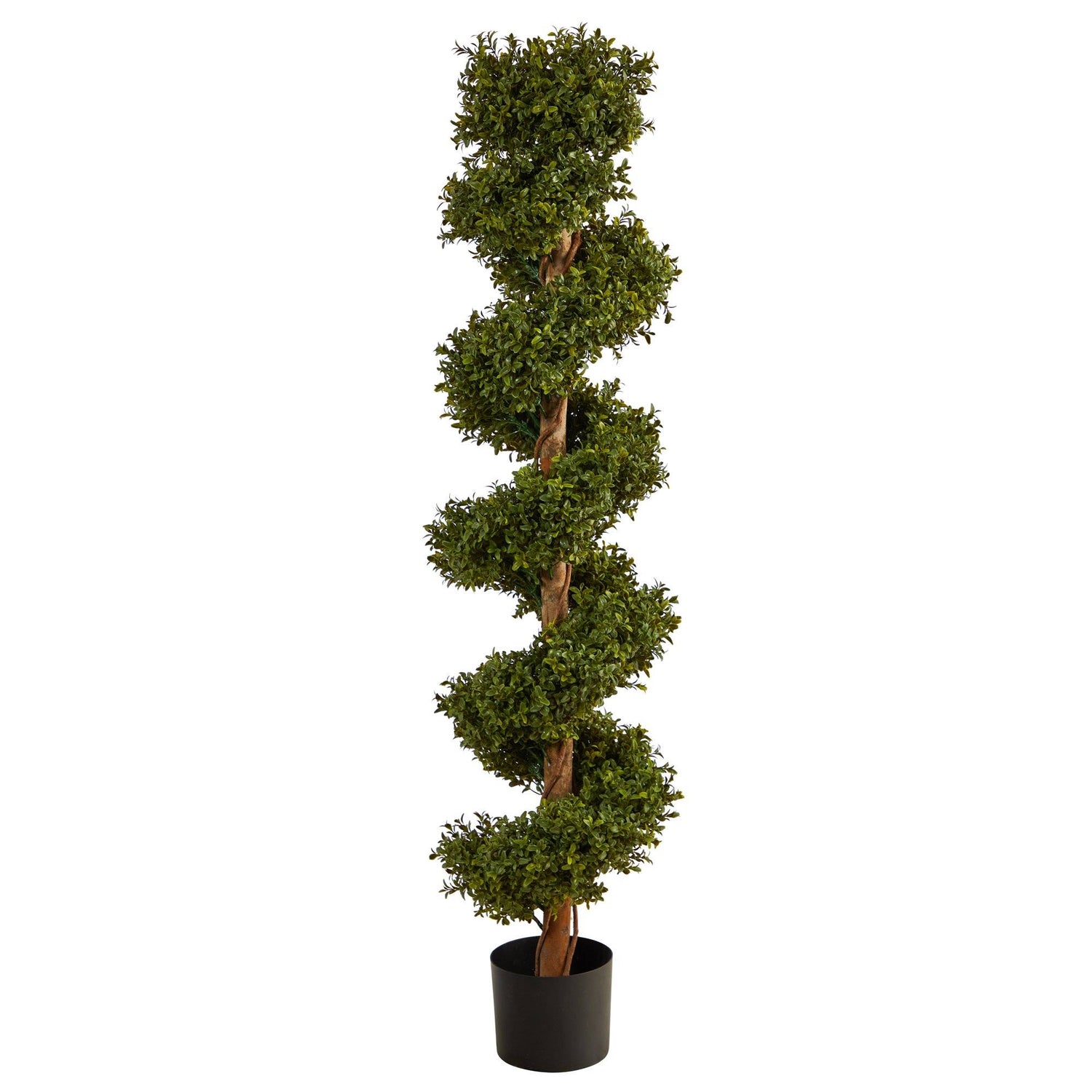 5’ Boxwood Spiral Topiary Artificial Tree (Indoor/Outdoor)