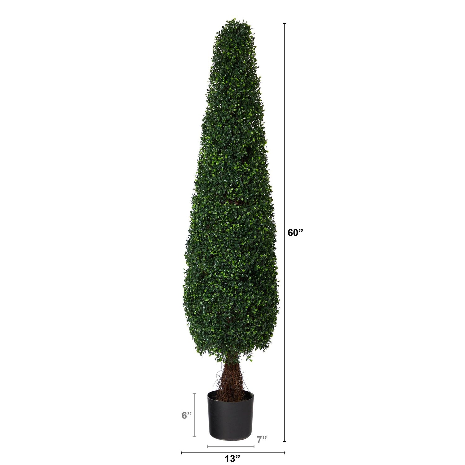 5’ Boxwood Topiary Artificial Tree UV Resistant (Indoor/Outdoor)