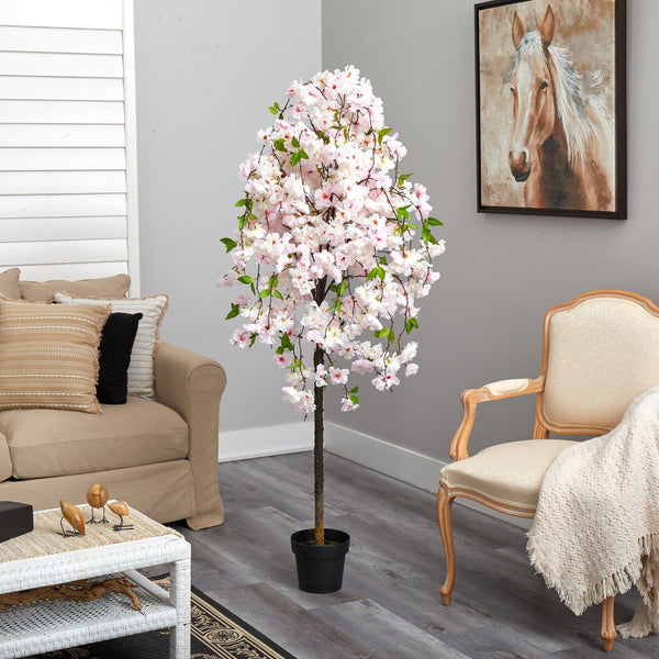 5' Artificial Cherry Blossom Tree